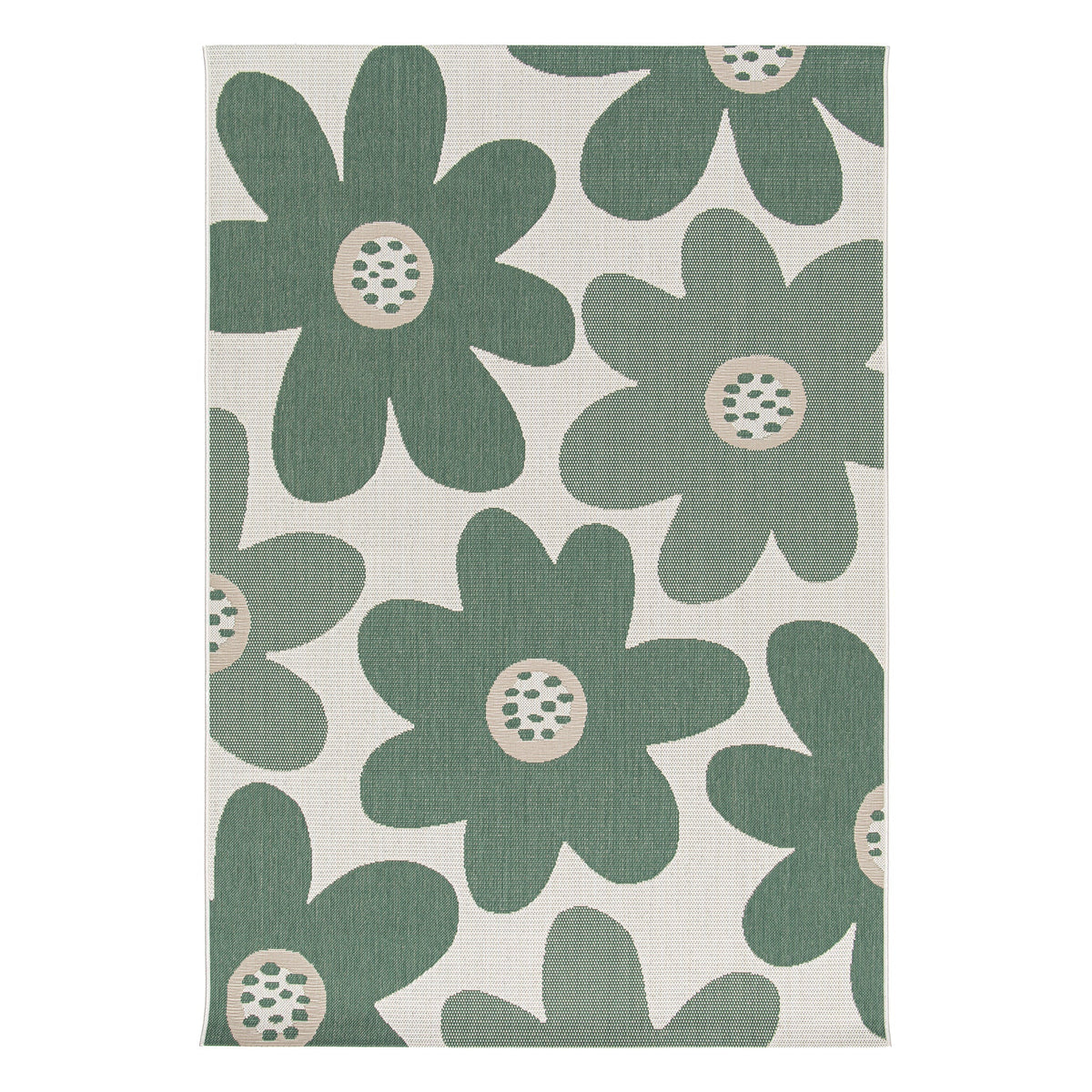AFK Living vloerkleed Primavera - voor binnen en buiten - groen - 140 x 200 cm