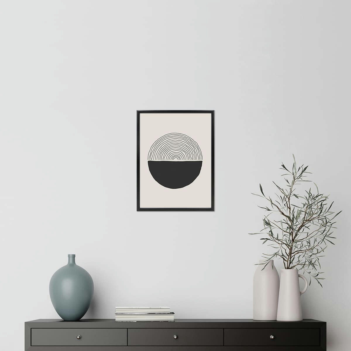 ESSENTIEL - Cadre photo exposition noir 24x30 cm résine recyclée