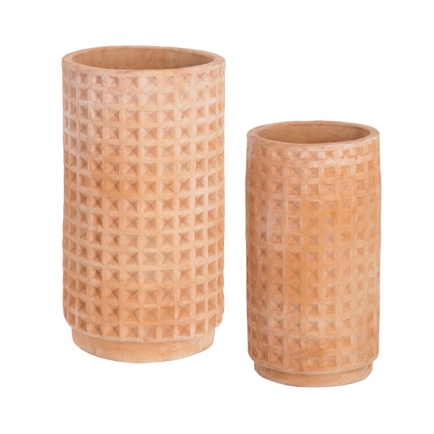 Kave Home Celi Bloempotten - Set van 2