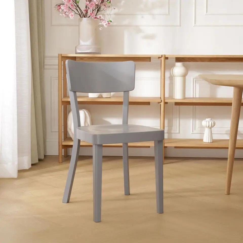 Fameg Fergus Houten Eetkamerstoel Grijs