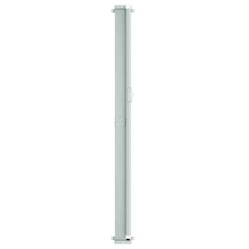 NNEVL Patio Retractable Side Awning 220x600 cm Grey
