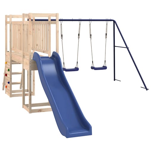 NNEVL Outdoor Playset Solid Wood Pine