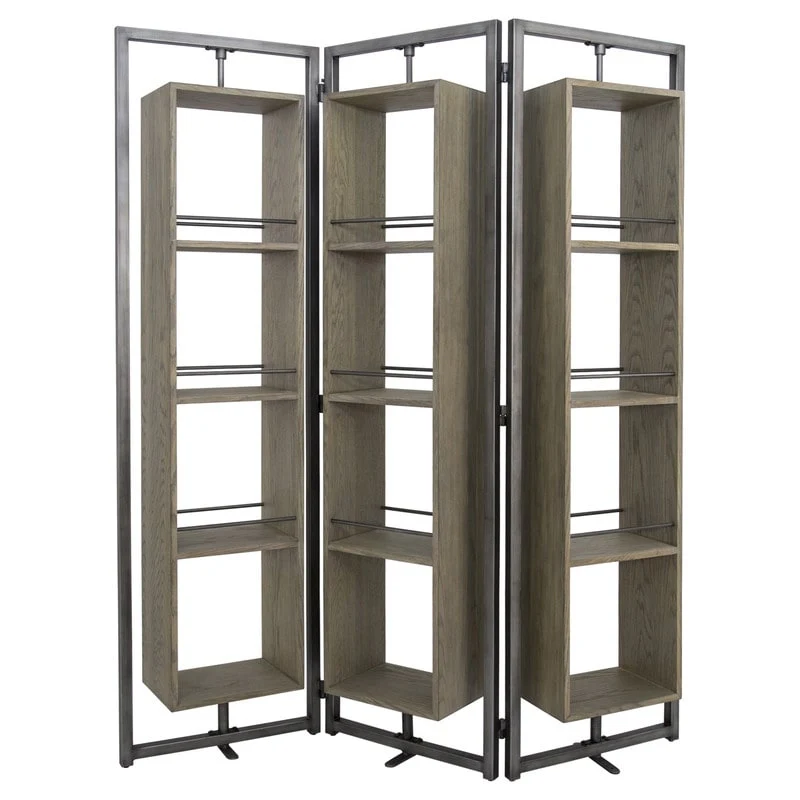 Yosemite Home Decor Arlo 75 x 64 Rotating Shelving Unit - 64 x 9.8 x 75