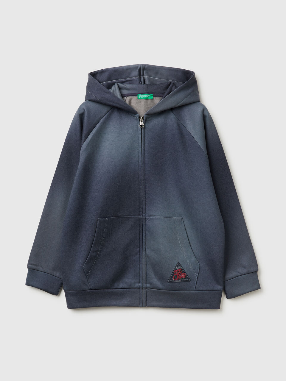 Sweatshirt with shaded-effect print