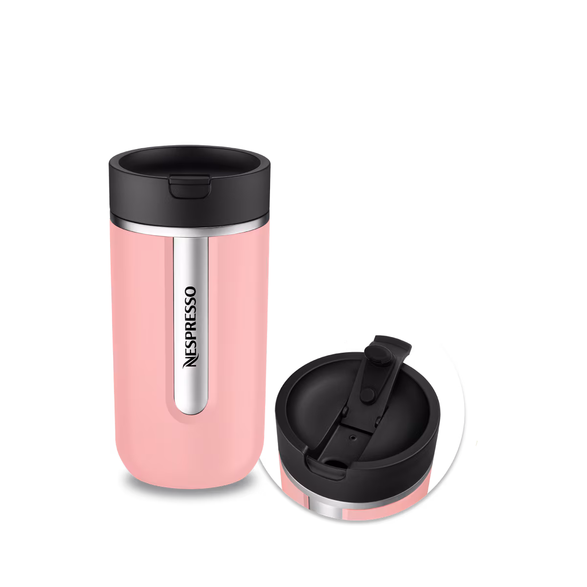 Travel Mug Bubble Gum Pink - Coffee Mug to Go - Nespresso