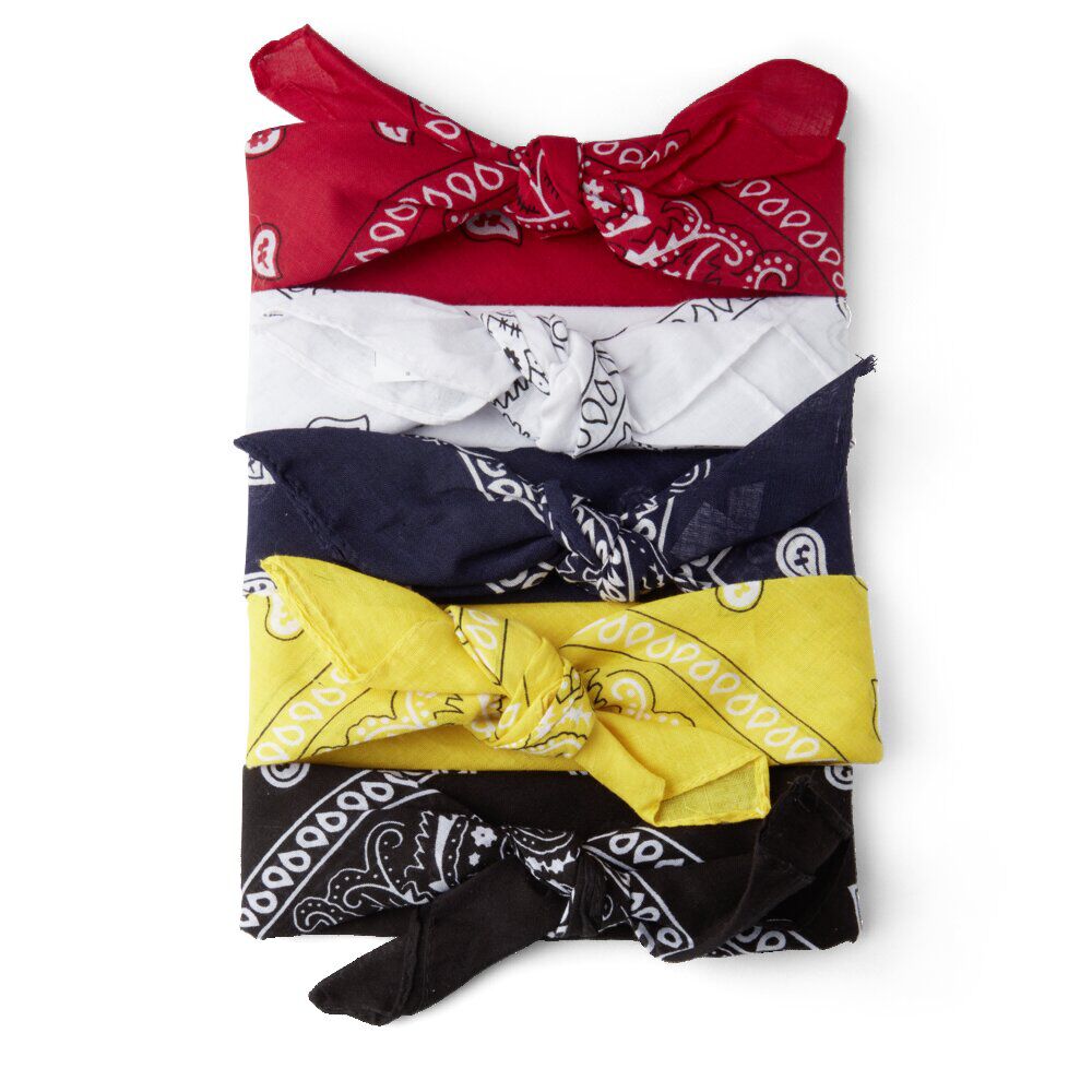Bandana paisley polyester 54x54cm - 7 coloris