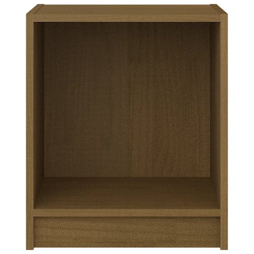 NNEVL Bedside Cabinets 2 pcs Honey Brown 35.5x33.5x41.5 cm Solid Pinewood