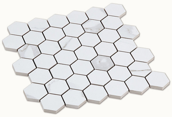 DECORA MOSAICOS Carrelage sol et mur CALACATTA hexagone 30x30 cm