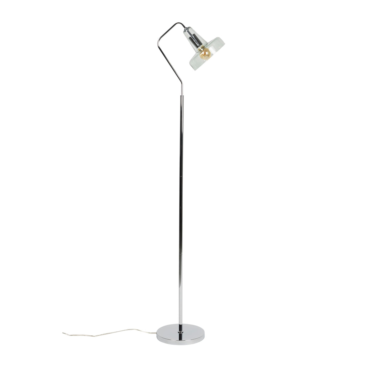 Housecraft Living Anshin Vloerlamp/ Staande Leeslamp Glas Groen