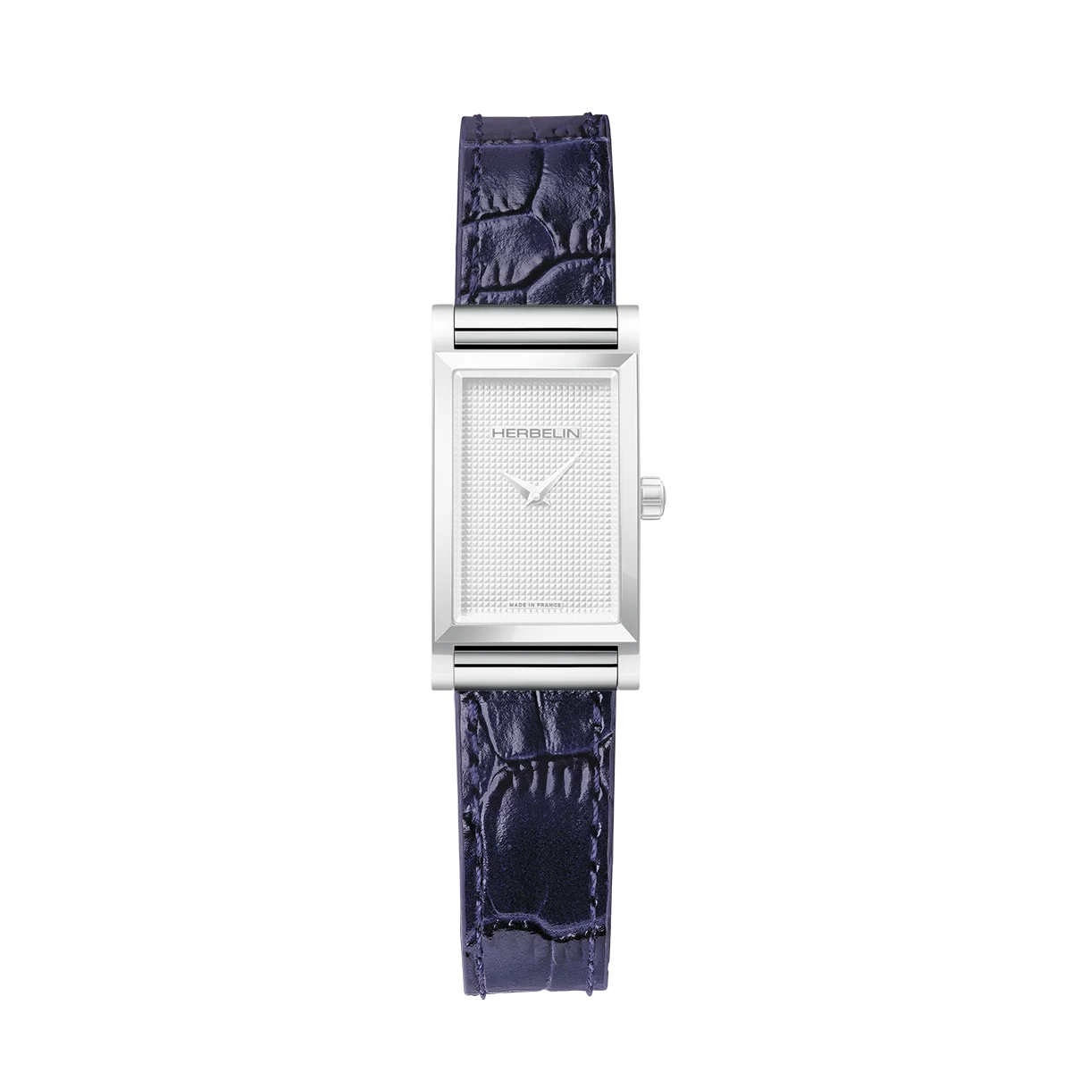 ANTARÈS – BRACELET SIMPLE – BLEU MARIN CROCO