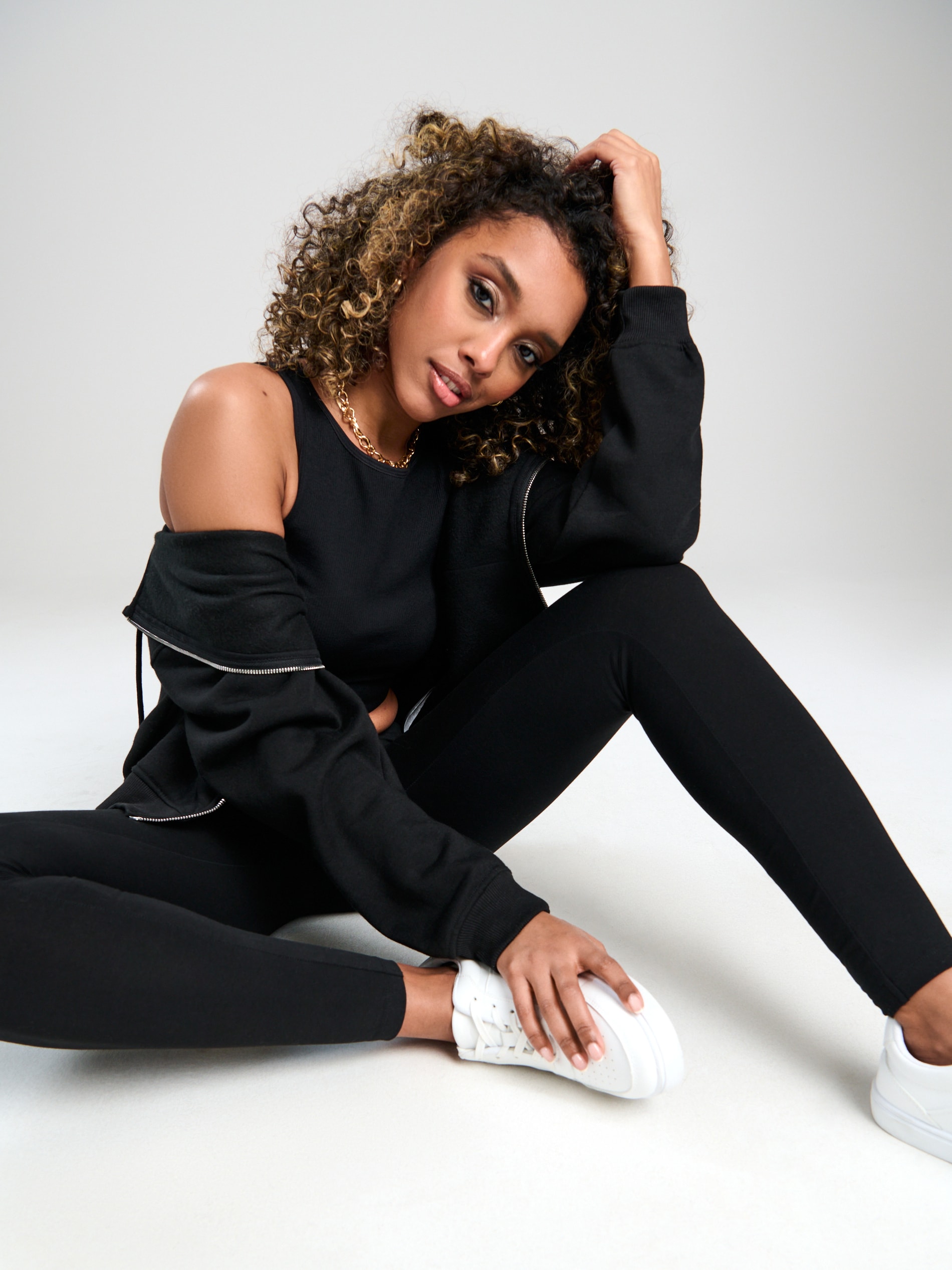 Legginsy z wysokim stanem