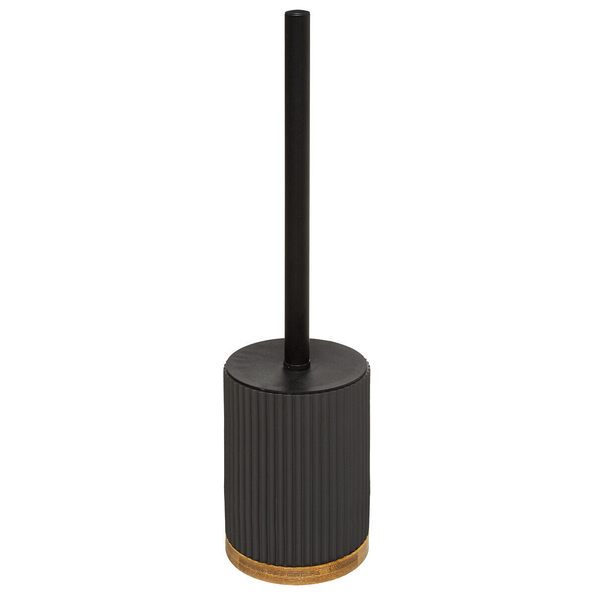 Escova wc NATUREO preto com base em bambu