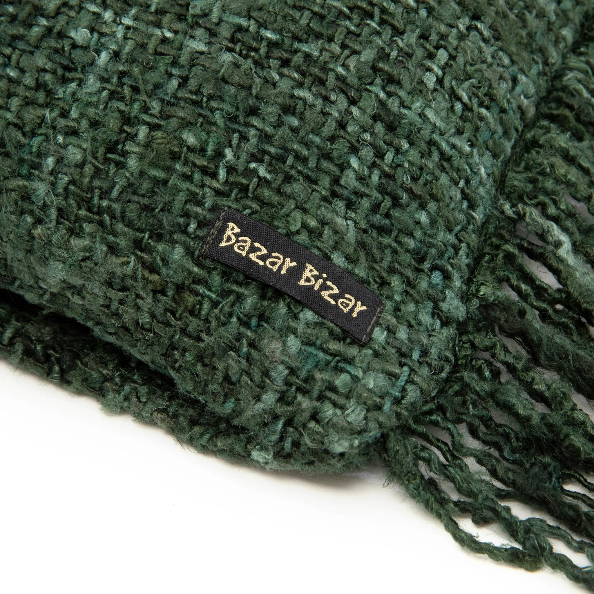 OH MY GEE - Coussin en coton vert 40x40