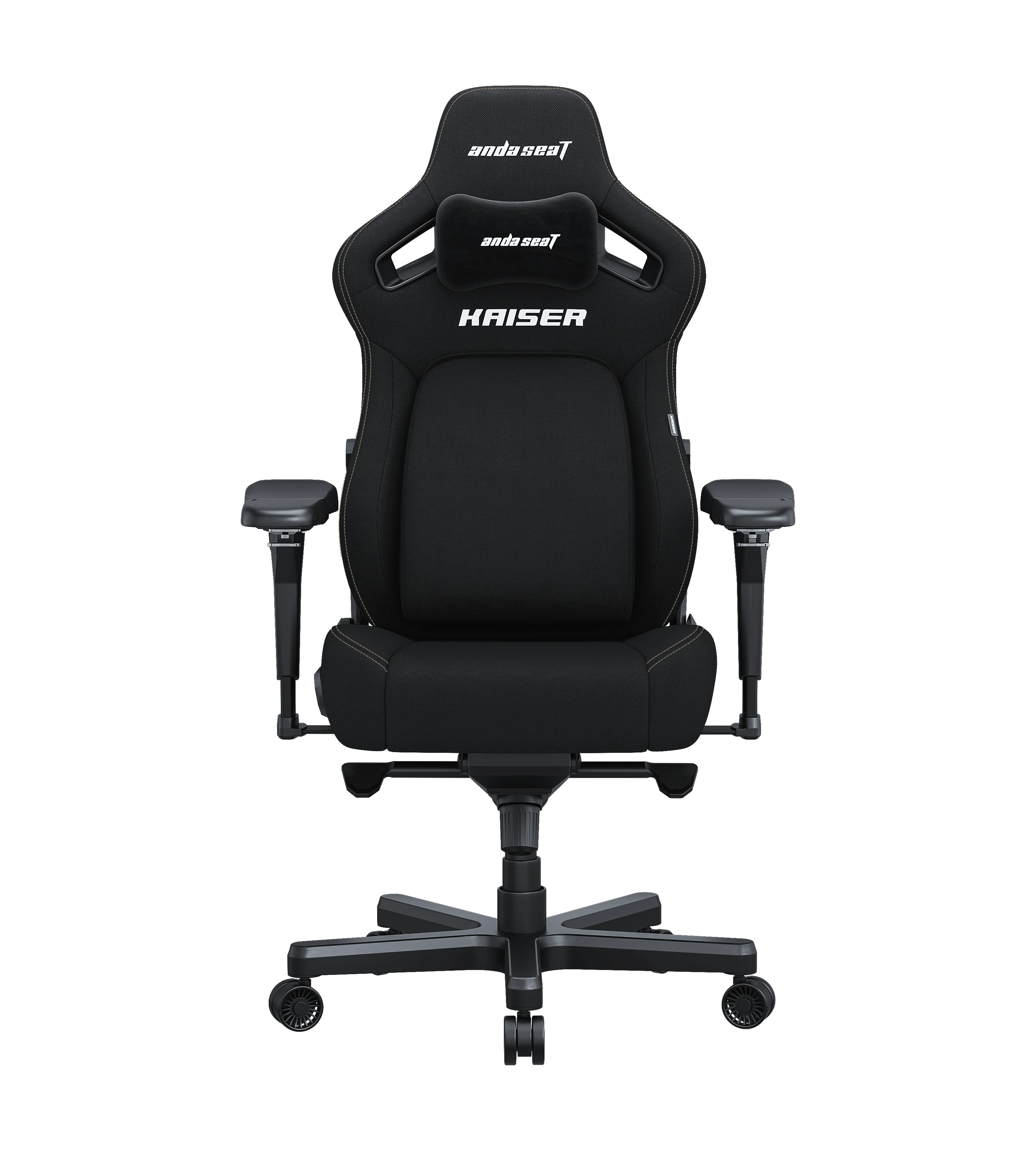 Fotel gamingowy Kaiser 4 L Anda Seat materiałowy czarny