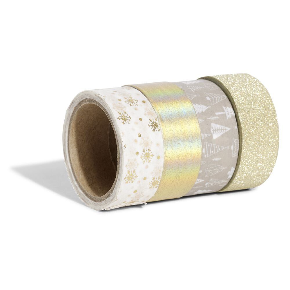 Ruban washi tape motif forêt 4m x4