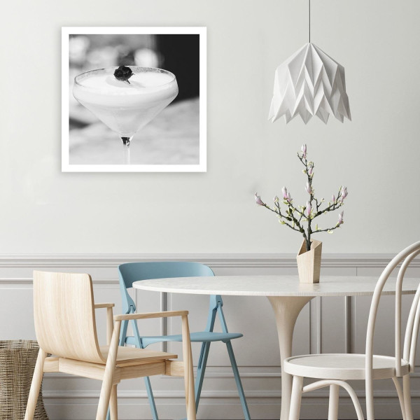 Feeby Obraz Kieliszek z drinkiem 30x30