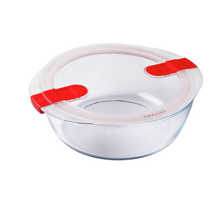 Pyrex Cook & Heat 2.3 Litre Round Glass Dish