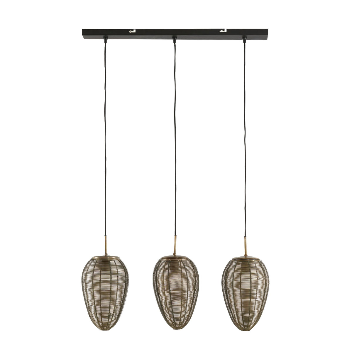 Light & Living hanglamp Yaelle - brons - 80x20x33cm