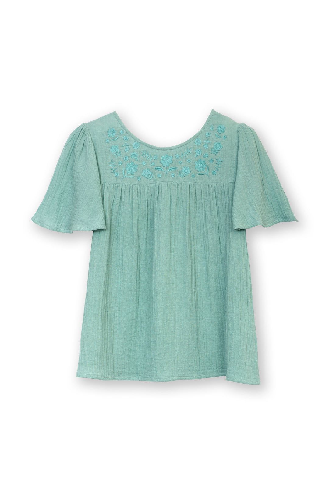Kite Netherhay Muslin Blouse Soft Aloe