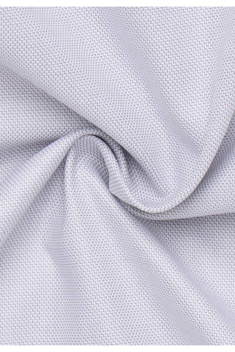 ETERNA 1863 Slim Fit Hemd hellgrau, Strukturiert