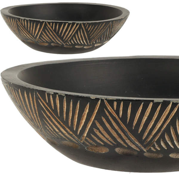 Misa z drewna mango z etnicznym wzorem24x7 cm 200 ml