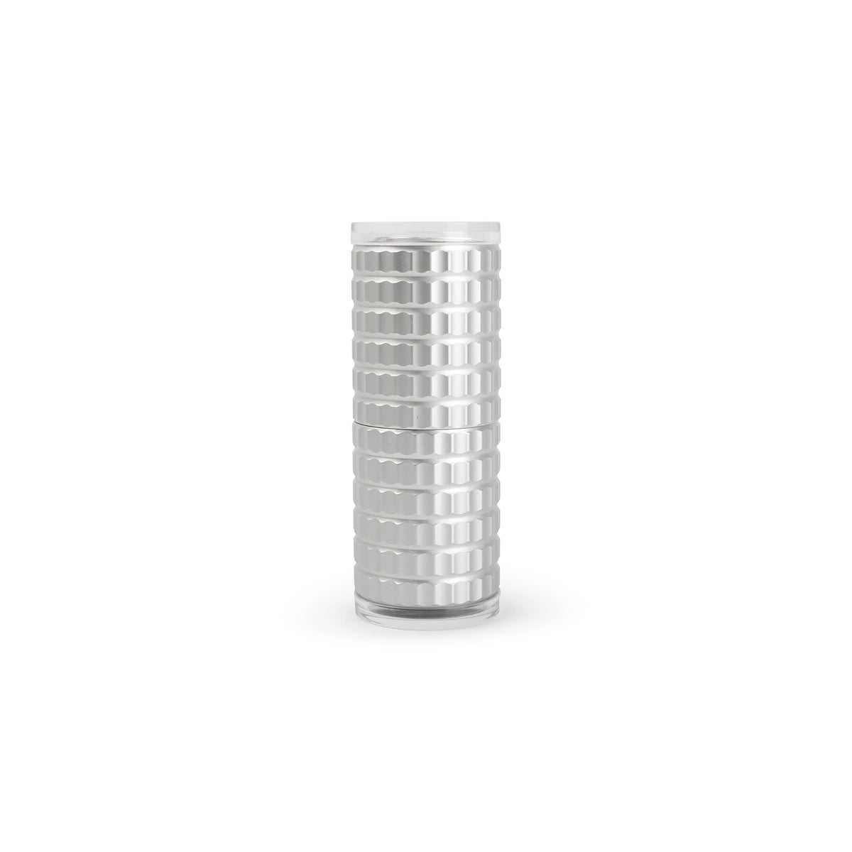 S|P Collection - Peper/zoutmolen H12,5cm geribbeld zilver Savor