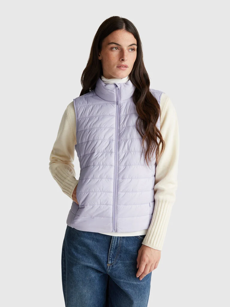 Slim fit padded vest