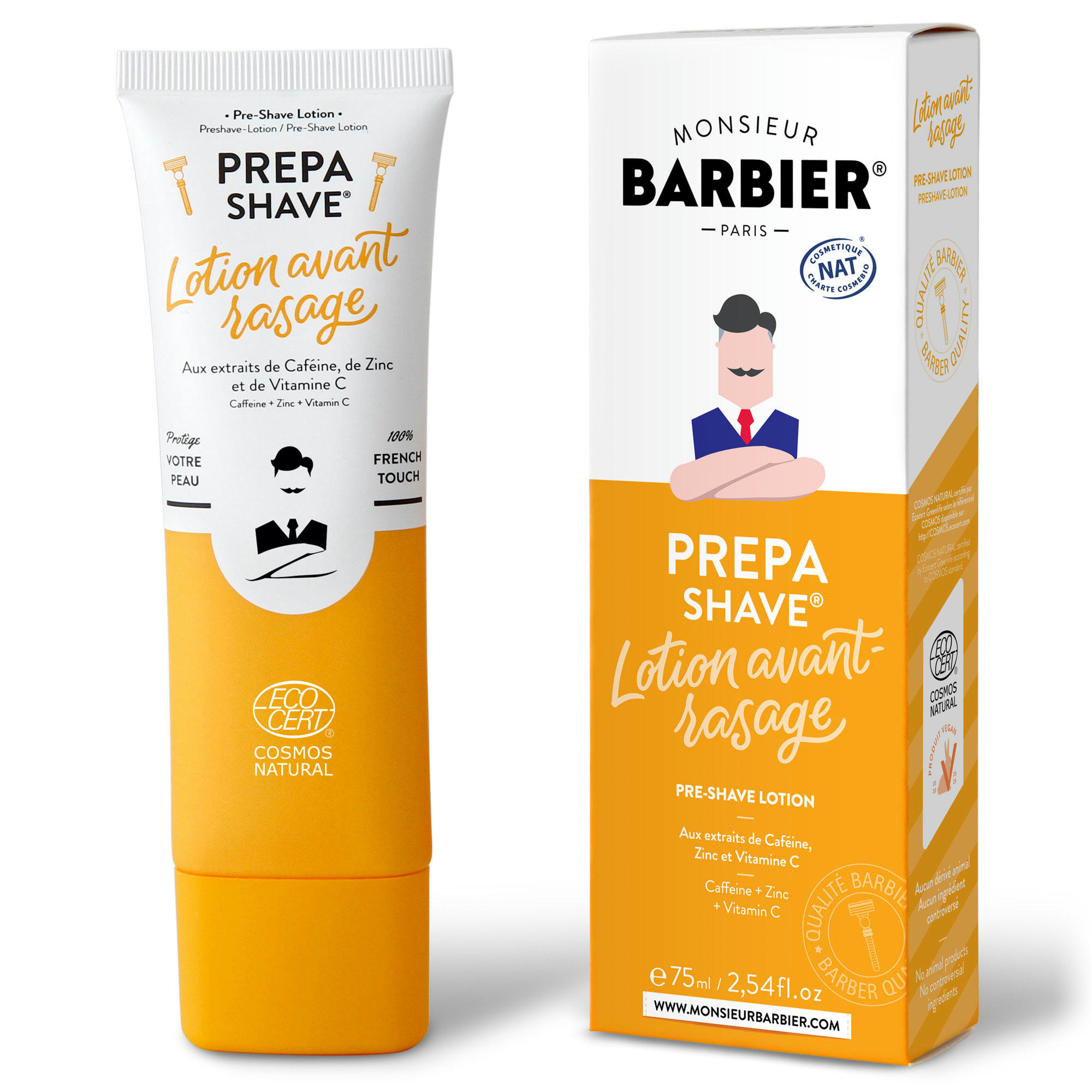 - PREPA-SHAVE - Lotion Avant Rasage pour Rasage Manuel