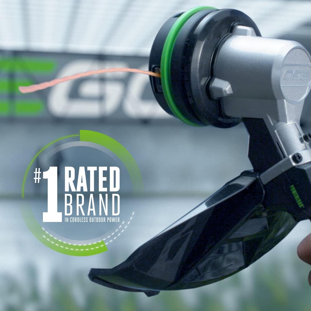 EGO POWER+ String Trimmer  Battery Powered  15 Trimmer for Weeds and Grass with POWERLOAD and Carbon Fiber Split Shaft  Includes 56V 2.5Ah Battery and Charger - ST1521S