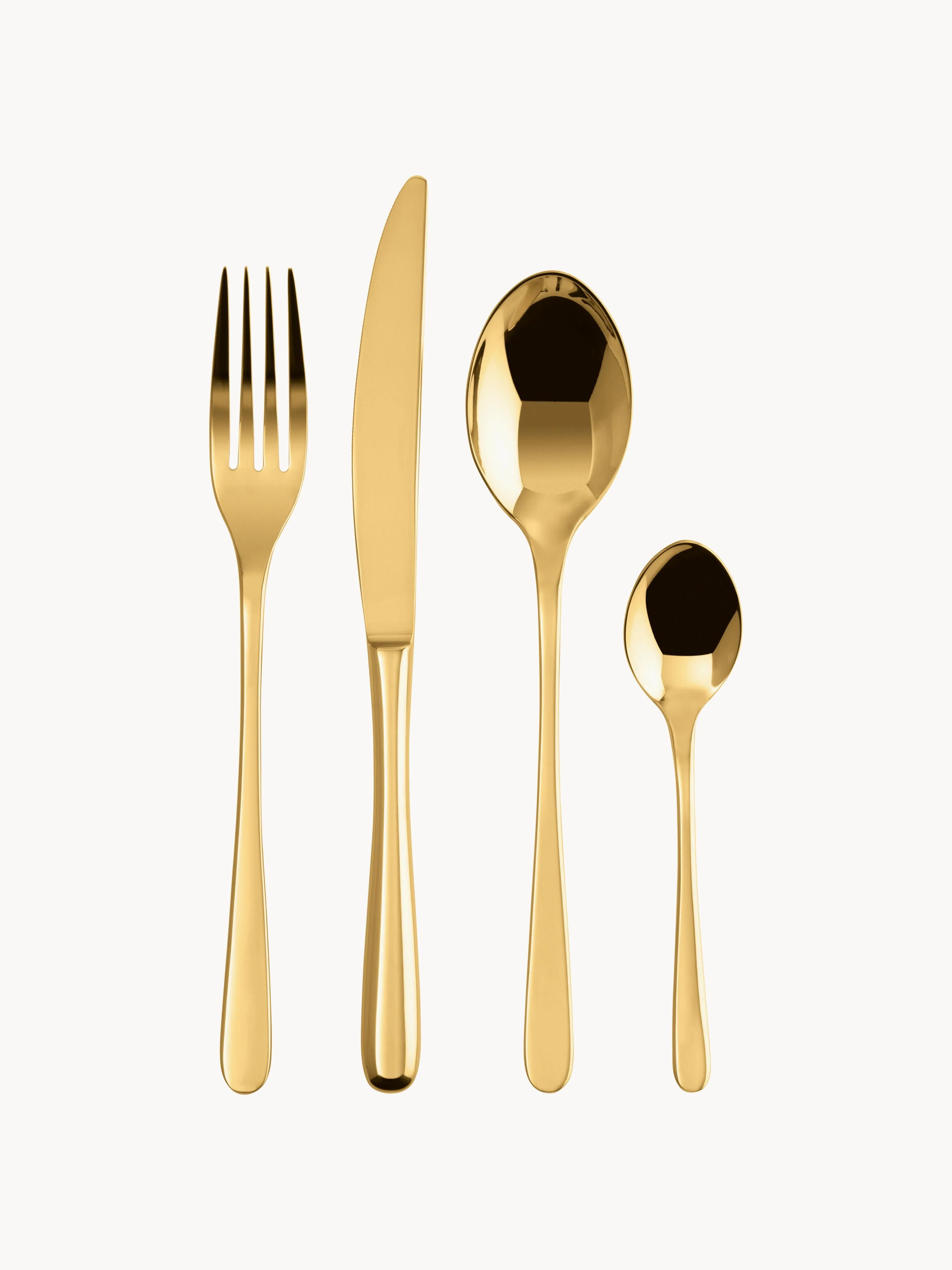 Hochglanzpoliertes Besteck-Set Taste, 6 Personen, 24er-Set