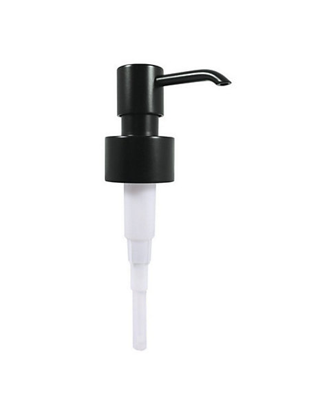 Distributeur de savon mural YUKON en verre et laiton noir doré 200 ml