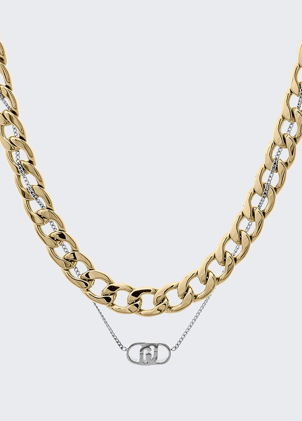 Collana a catena con logo
