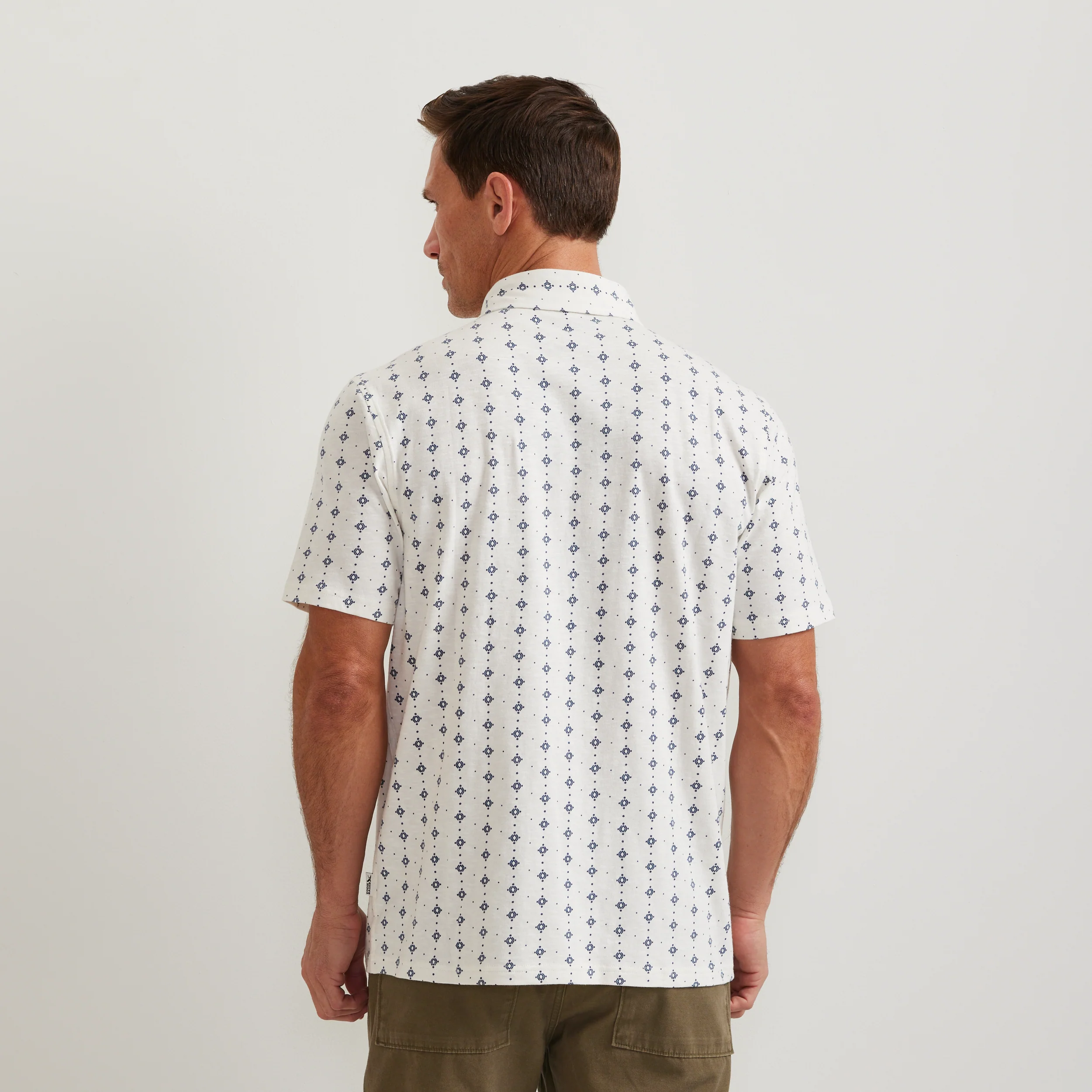 Men's Knit Baja Pocket Button-Up Shirt