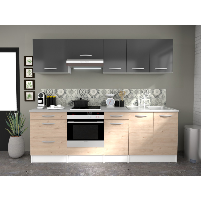Meuble de cuisine haut Eko Chêne Jackson 40 x 35 x 58 cm EKIPA