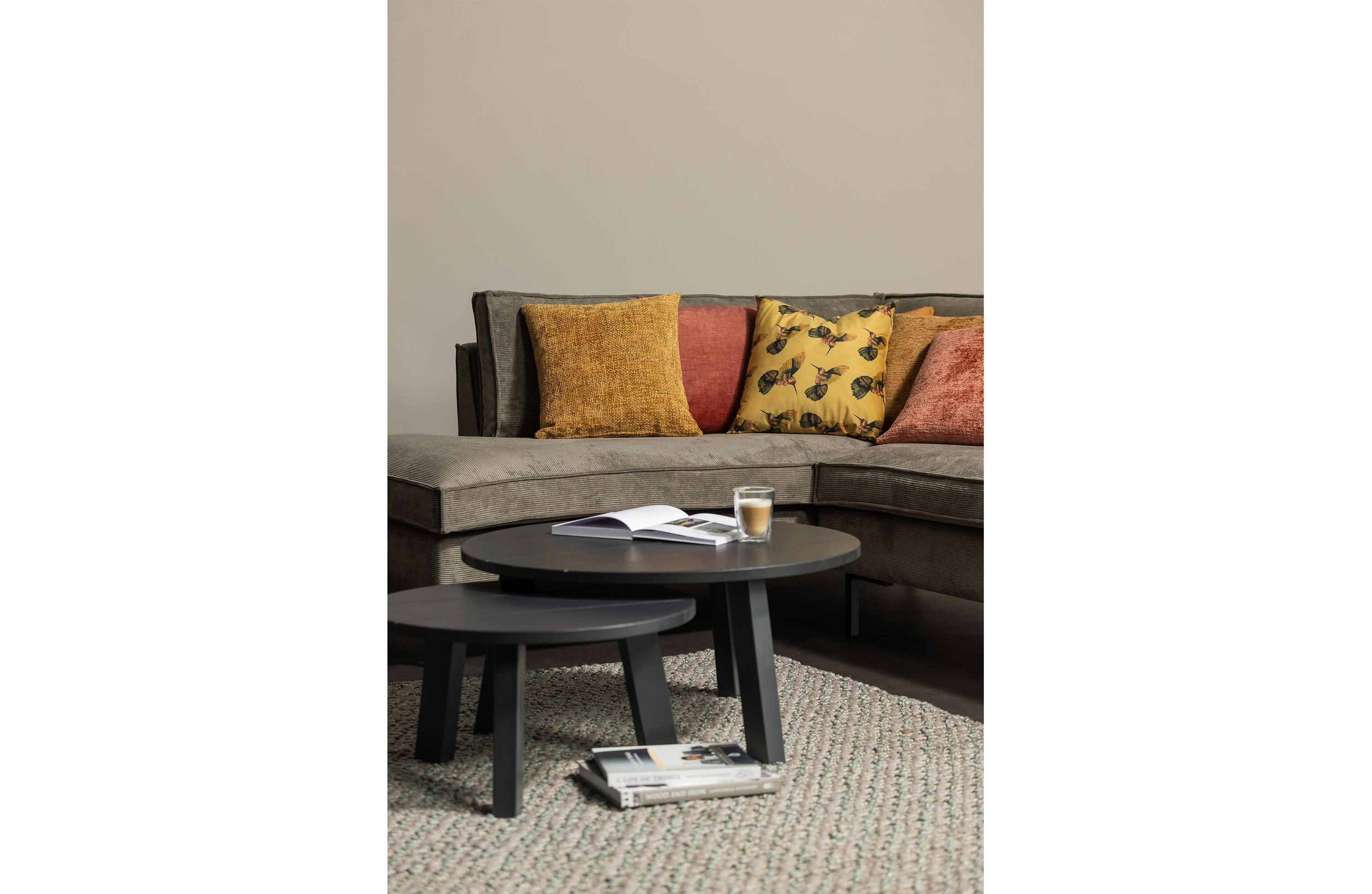 BENSON - Table d'appoint en bois noir