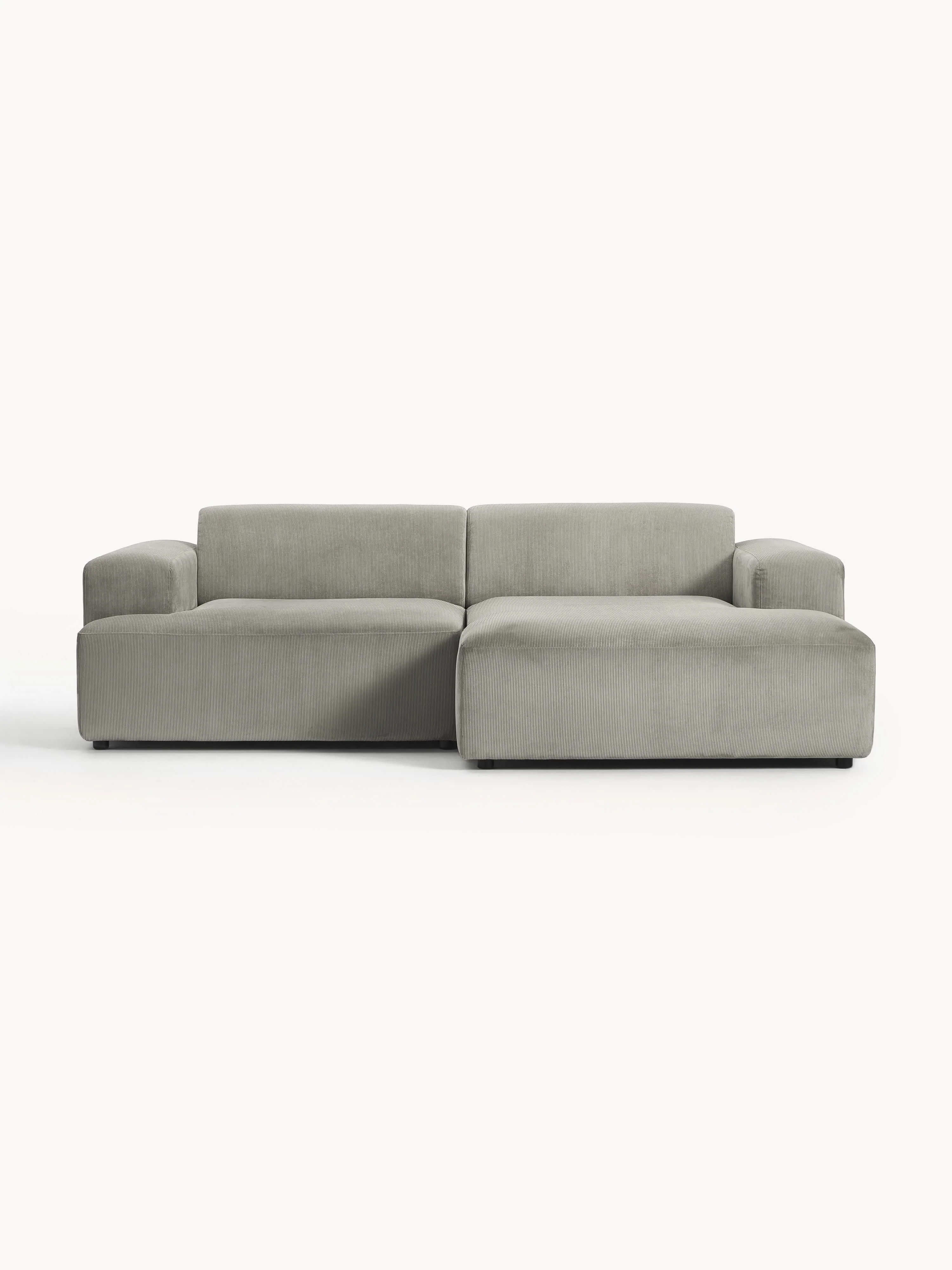 Cord-Ecksofa Melva (3-Sitzer)