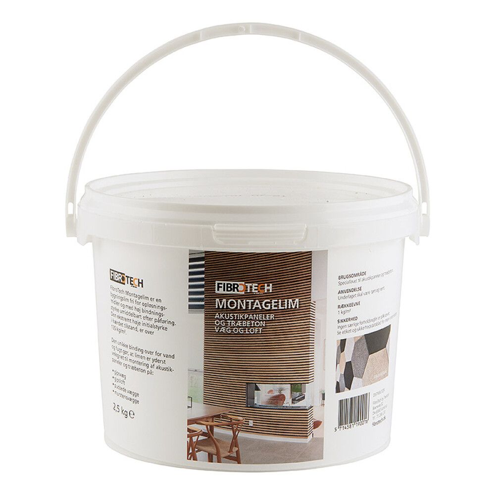 MONTERINGSLIM FIBROTECH FOR AKUSTIKKPANEL 2,5KG