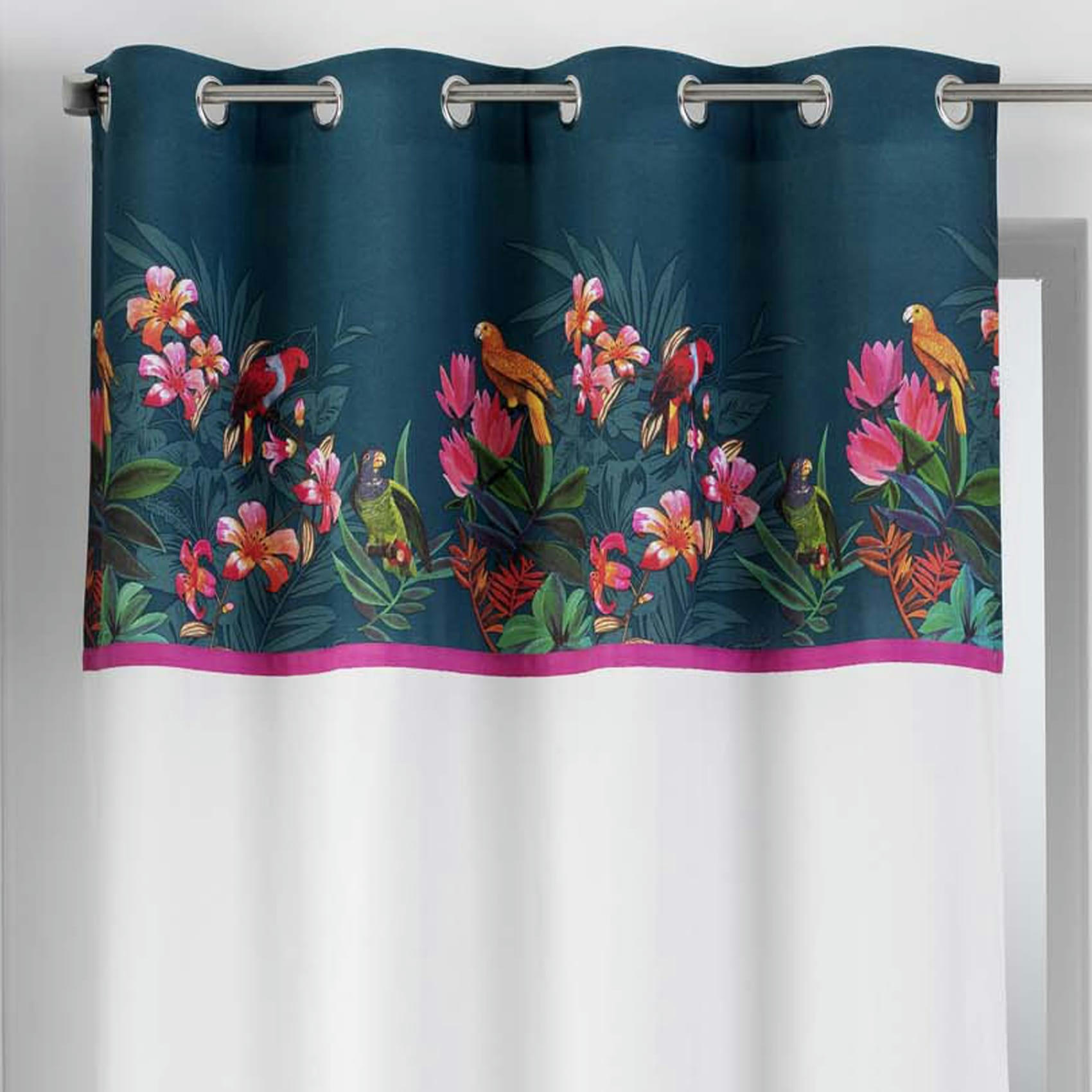 EXOTIC PARADISE - Rideau uni avec top 140x240cm