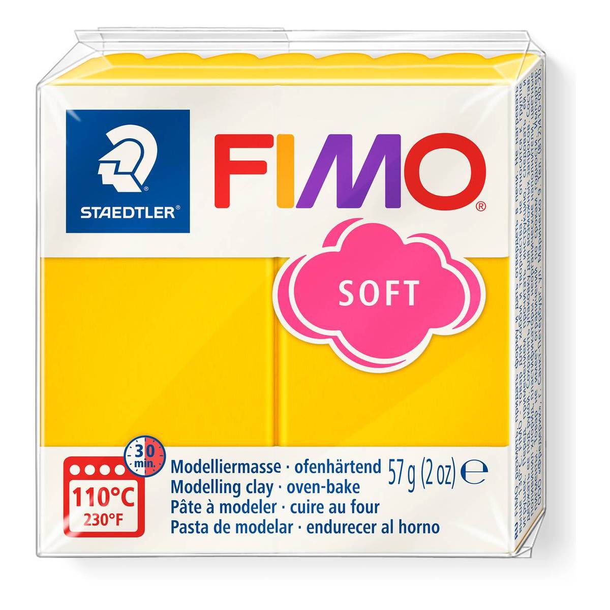 Fimo Soft Sunflower Yellow Modelling Clay 57g
