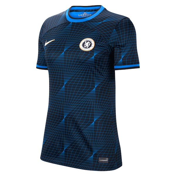 Chelsea Nike Women's 2023/24 Away Stadium Replica Custom Jersey - Navy