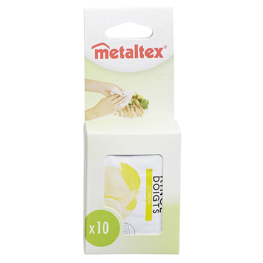 Rince doigts parfum citron x10