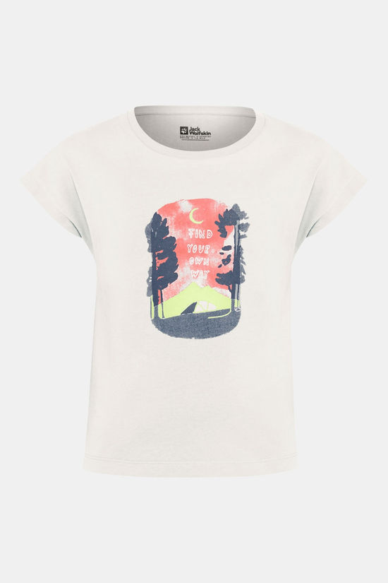 Jack Wolfskin Graphic Girls T T-Shirt Junior