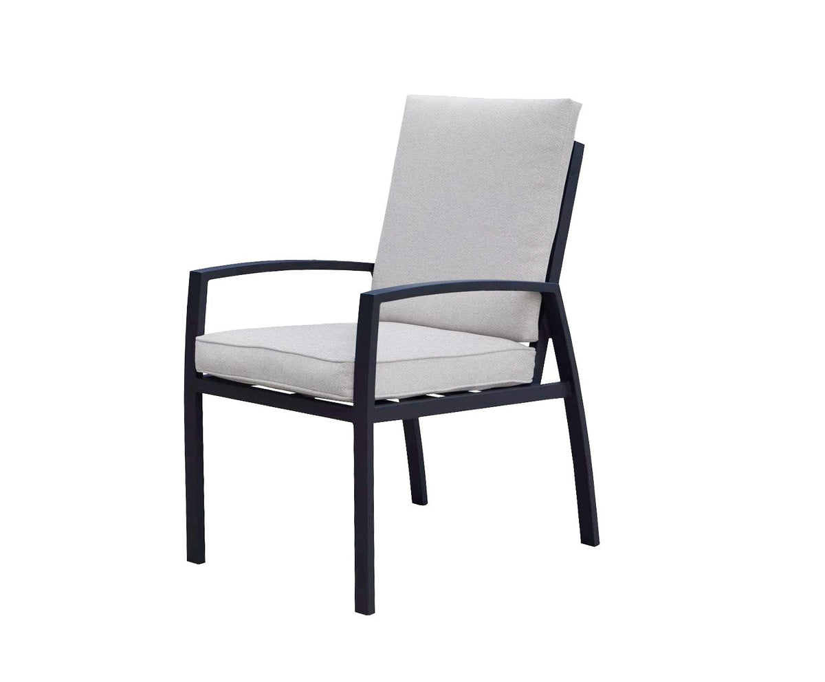 Garden Impressions Vasano dining fauteuil - carbon black - desert sand