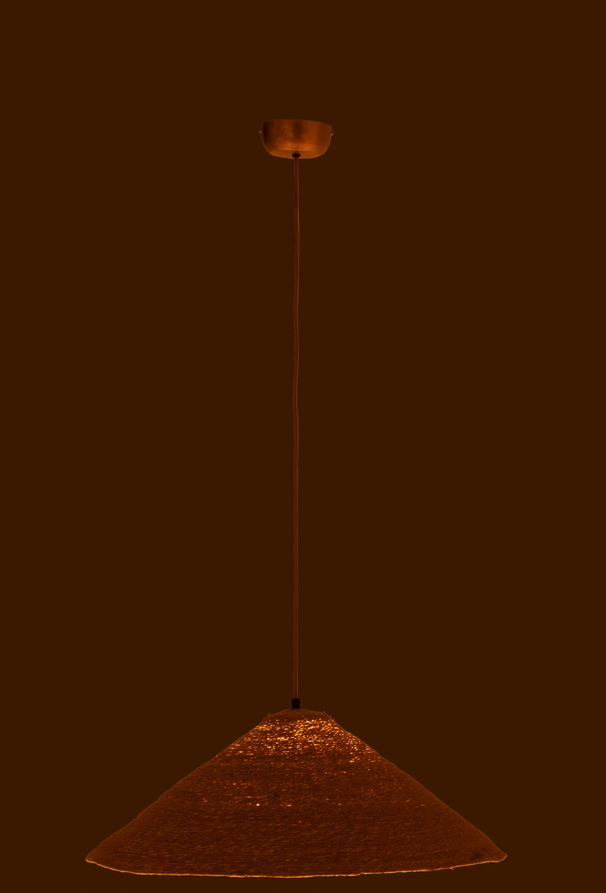 J-Line hanglamp Hoed Moonj - jute - naturel - small