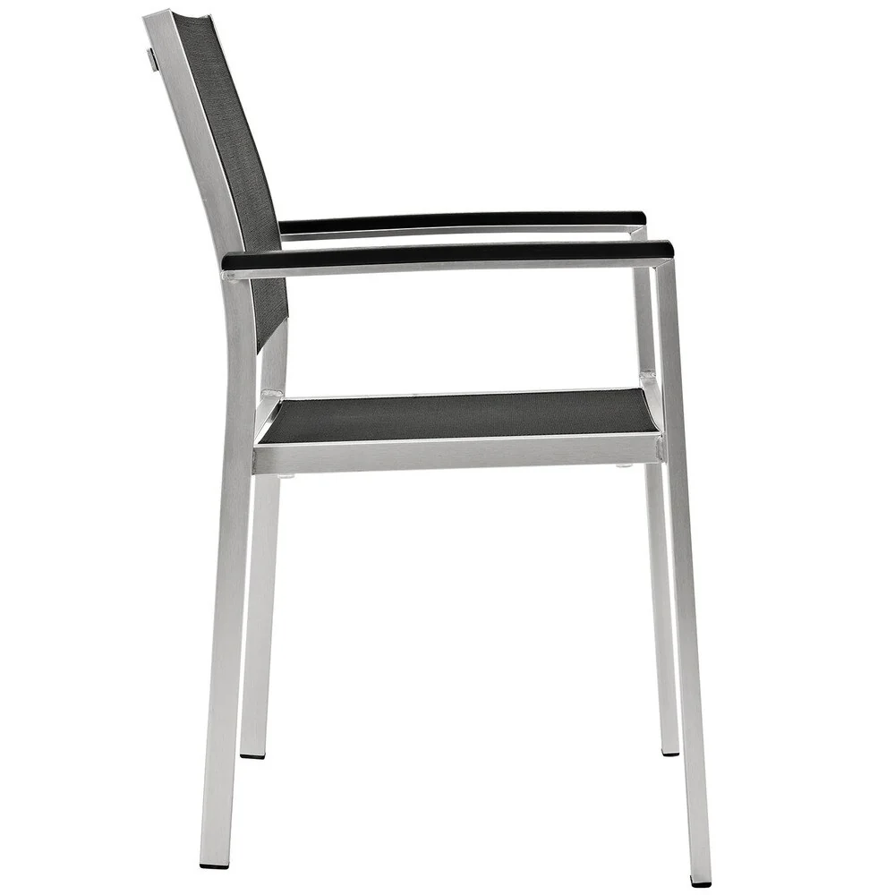Shore Aluminum Outdoor Dining Chair Set of 2