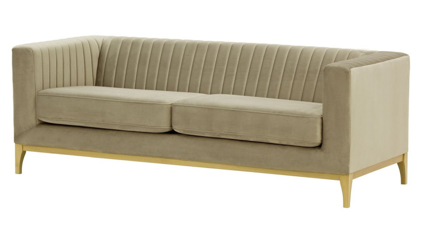 Sofa trzyosobowa Slender Wood-Velluto 3-like oak