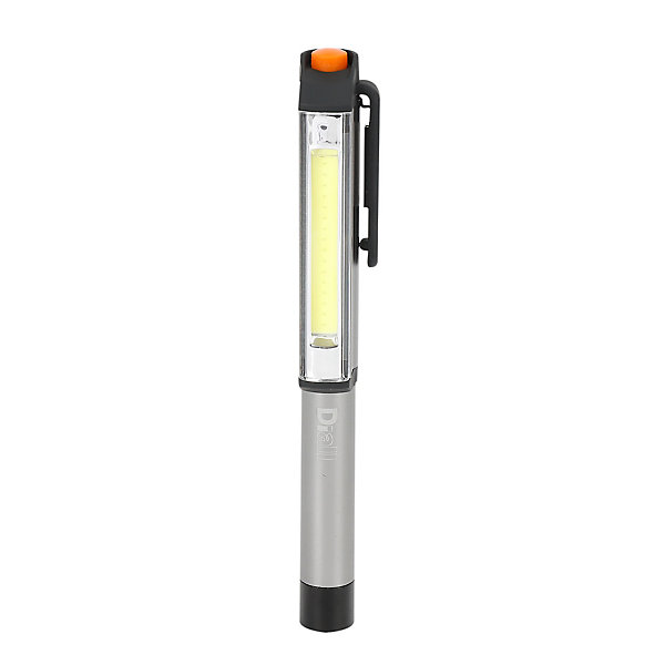 lampe d'inspection LED 120 lumens Diall aimantée autonomie 8h fonctionne avec 3 piles AAA (LR03)