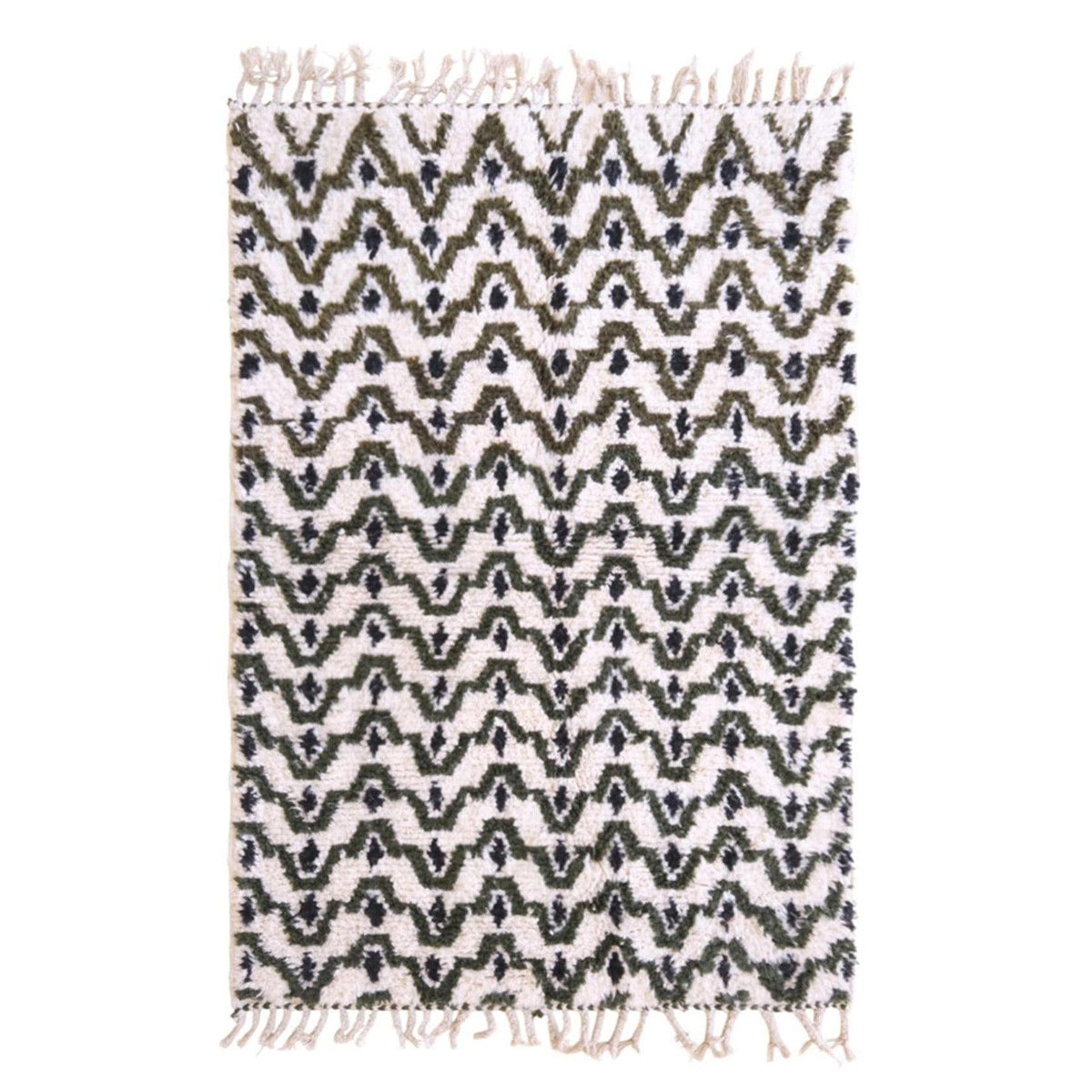 AFK Living vloerkleed Berber - handgemaakt - Wol - 80 cm x 240 cm