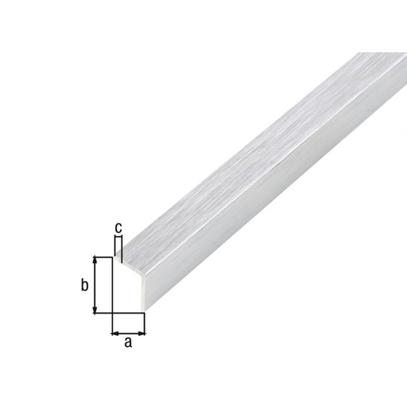 Winkelprofil Alu silber 1000 x 30 x 30 x 1 mm