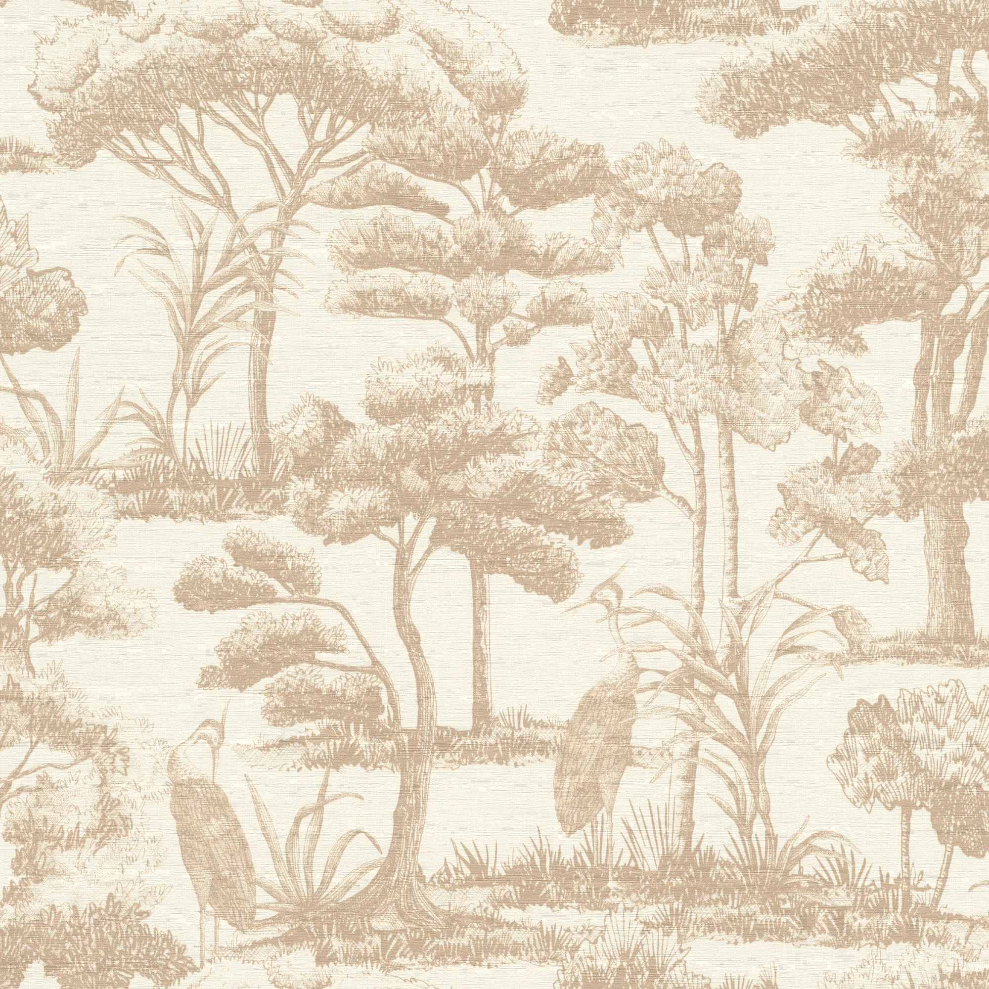 Papier peint intissé BELLEVUE coloris beige